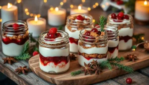 Read more about the article Weihnachtsdessert im Glas: Entdecke einfache und festliche Ideen für Weihnachtsdesserts im Glas, die