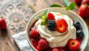 Read more about the article Bayerische Creme mit Vanillepudding: Ein köstliches Rezept für Ihr nächstes Dessert