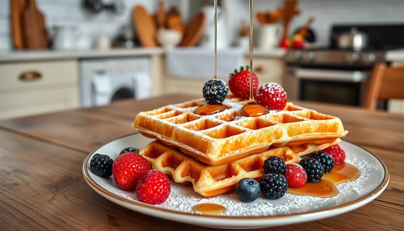 Read more about the article Belgische Waffeln Rezept: Entdecke das traditionelle Rezept für authentische belgische Waffeln.